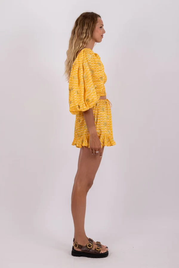 Conjunto Pepita Amarillo con Soles Dorados – Sundress