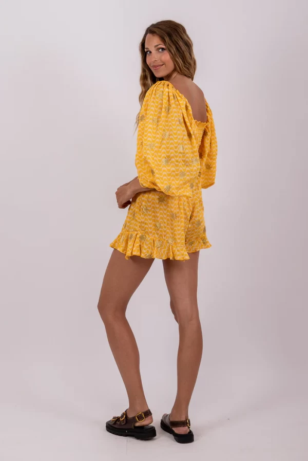Conjunto Pepita Amarillo con Soles Dorados – Sundress