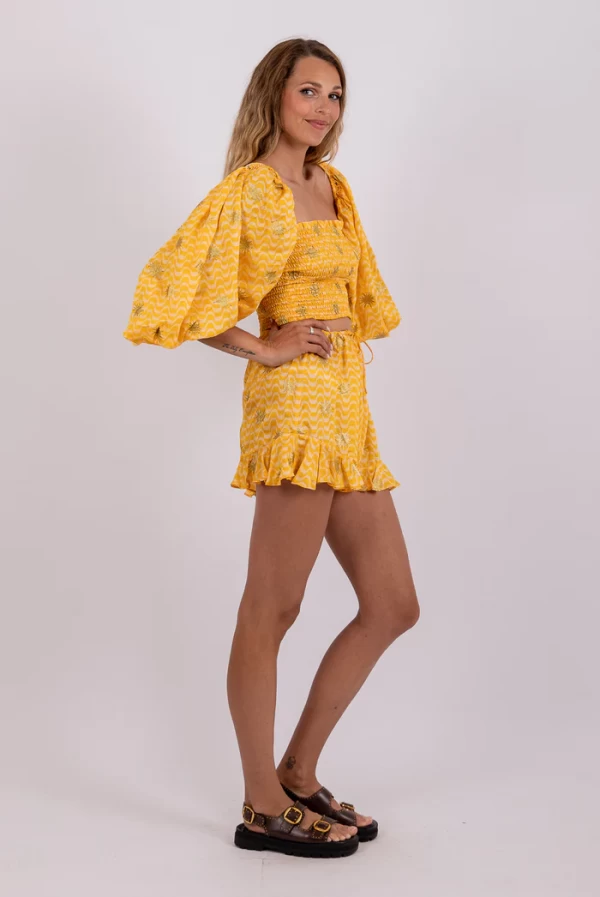 Conjunto Pepita Amarillo con Soles Dorados – Sundress