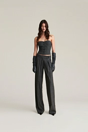 corset top daliah cuadros gris aniye by