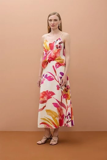 Falda Midi Floral Lola Casademunt Falda Midi Floral Lola Casademunt