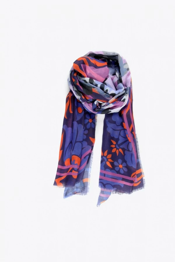 Foulard con cara de leopardo lola casademunt