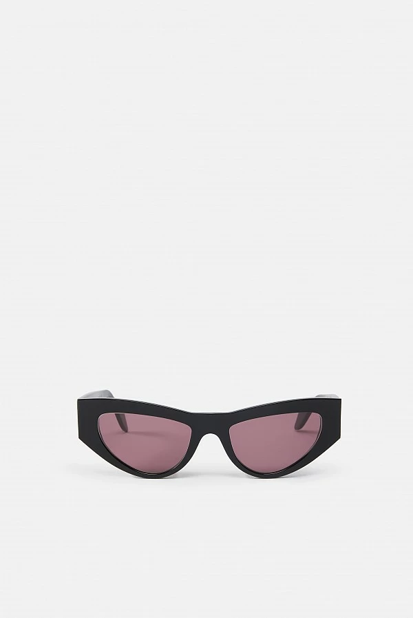 Gafas de sol cat-eye en acetato con logo lateral – Pinko