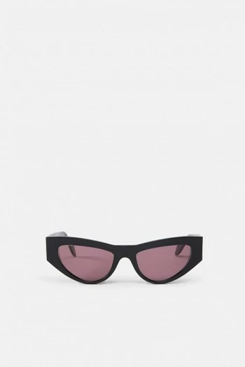 Gafas de sol cat-eye en acetato con logo lateral – Pinko