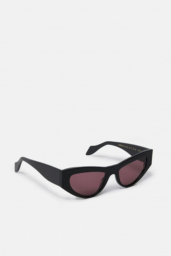 Gafas de sol cat-eye en acetato con logo lateral – Pinko