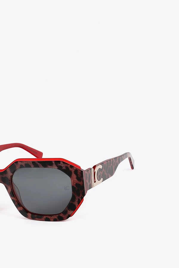 Gafas de Sol Rectangulares Bicolor en Acetato