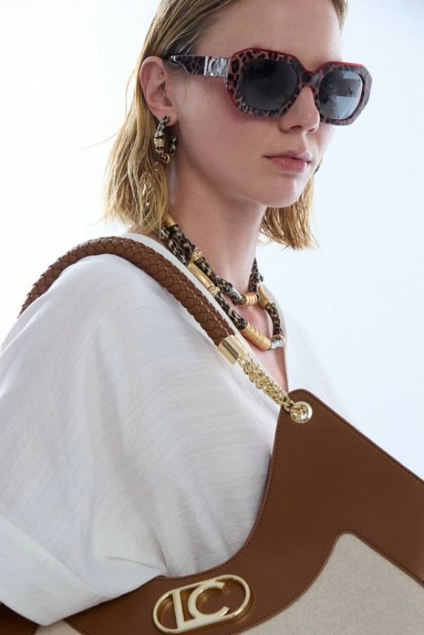 Gafas de Sol Rectangulares Bicolor en Acetato Gafas de Sol Rectangulares Bicolor en Acetato