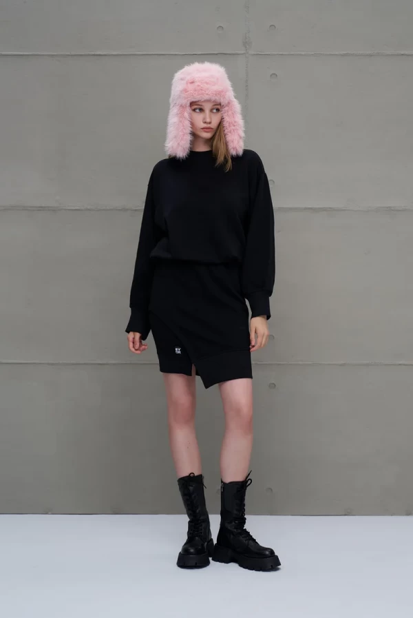 Gorro de Piel Sintética Rosa con Orejeras – VDR