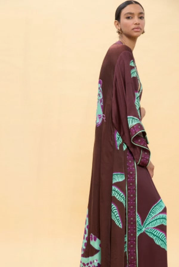 Kimono palmeras y leopardo