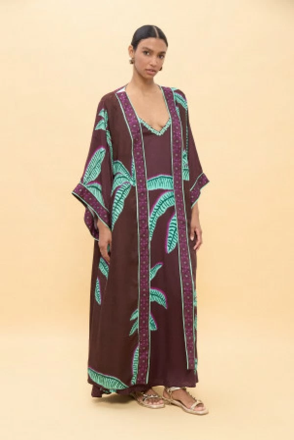 Kimono palmeras y leopardo