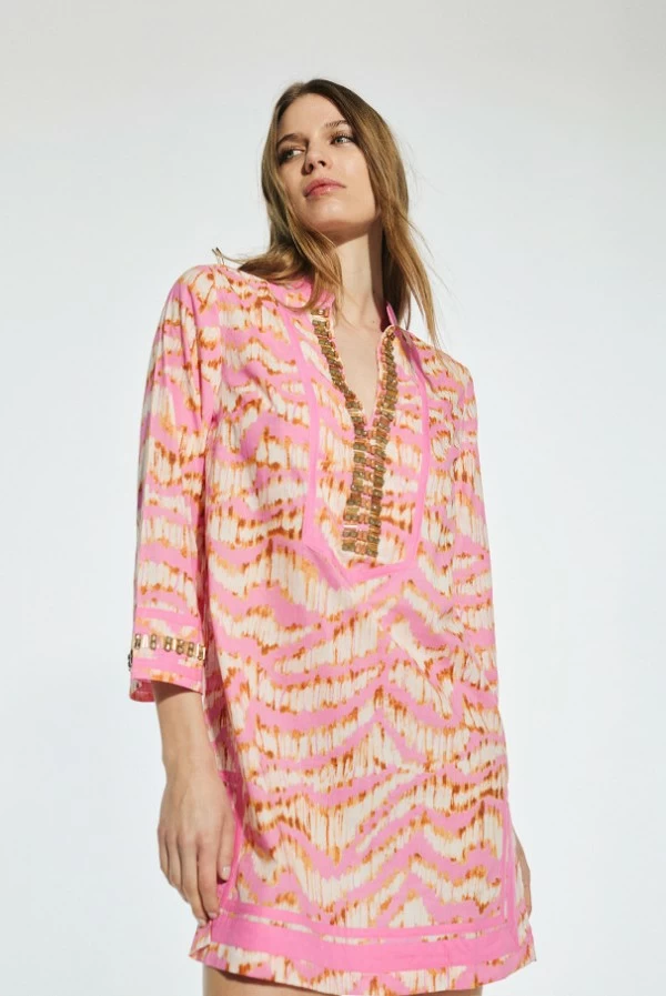 Kurta Camisola con Detalles de Piedras Lola Casademunt