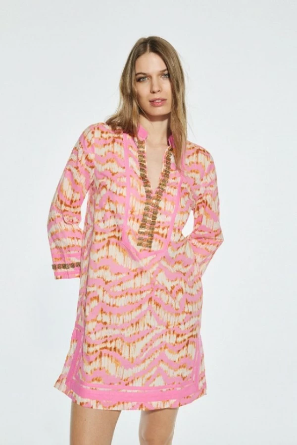 Kurta Camisola con Detalles de Piedras Lola Casademunt