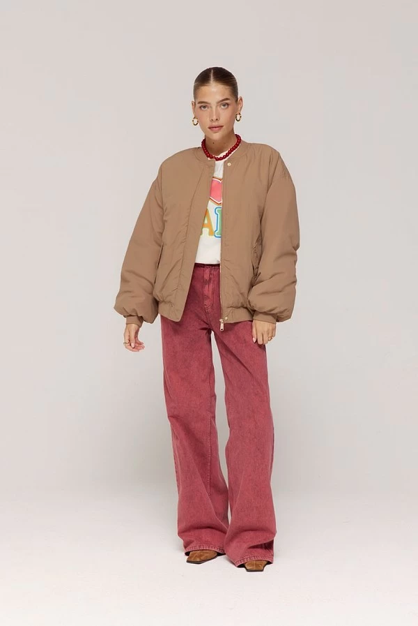 maxi bomber camel harper and yve