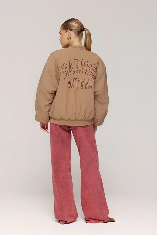 maxi bomber camel harper and yve