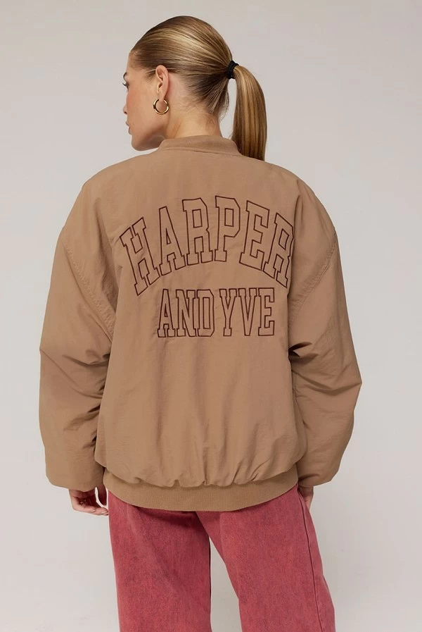 maxi bomber camel harper and yve