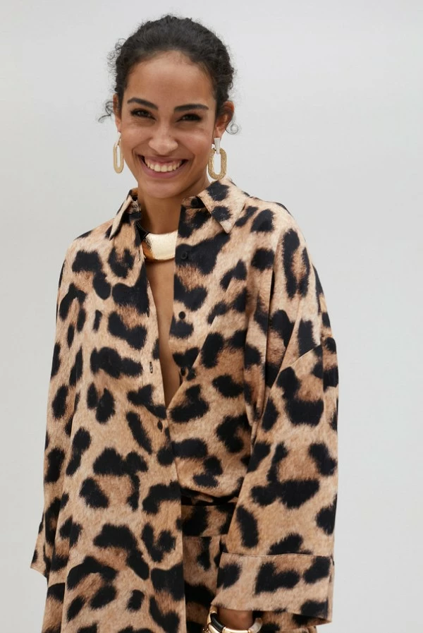 Maxi Camisa Leopardo Lola Casademunt