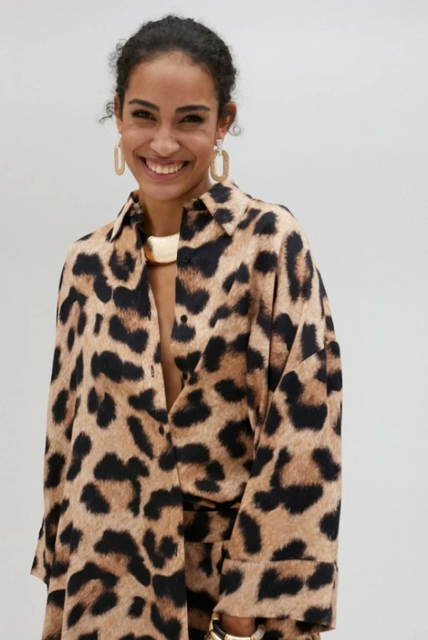 Maxi Camisa Leopardo Lola Casademunt