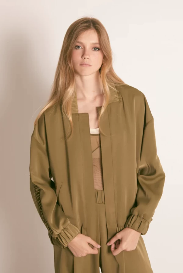 Maxi chaqueta bomber masavi