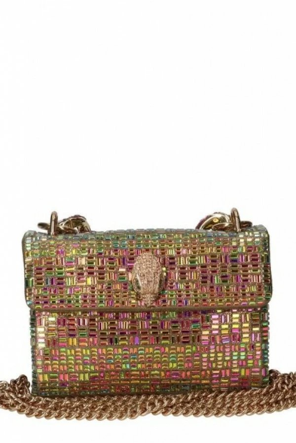 Mini bolso de cristales dorados Kensington Kurt Geiger