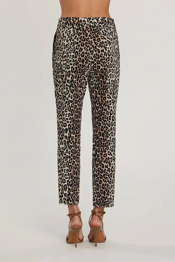 Pantalón Animal Print Mujer Talle Alto Pantalón Animal Print Mujer Talle Alto