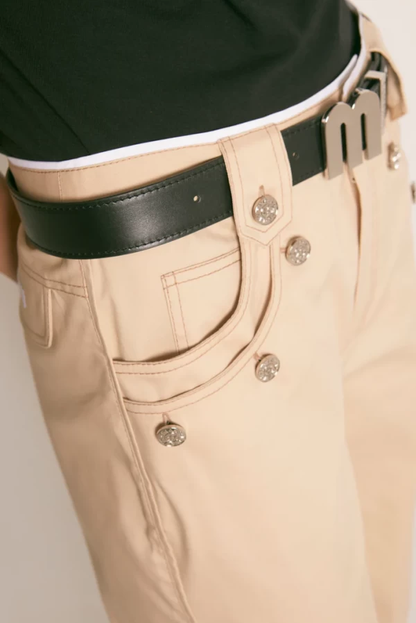 PANTALON CARGO SARGA CAMEL MASAVI