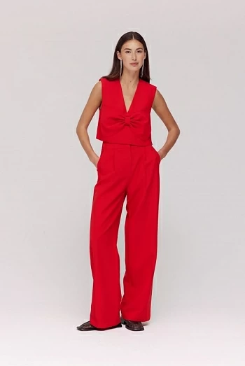 Pantalón de vestir rojo Harper & Yve Anna – Elegancia y color con estilo Pantalón de vestir rojo Harper & Yve Anna – Elegancia y color con estilo