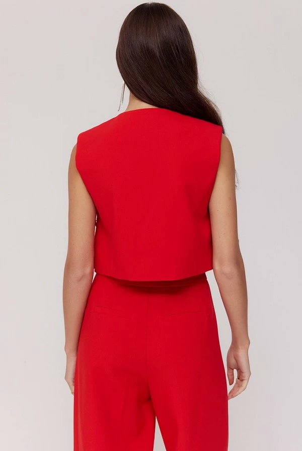 Pantalón de vestir rojo Harper & Yve Anna – Elegancia y color con estilo