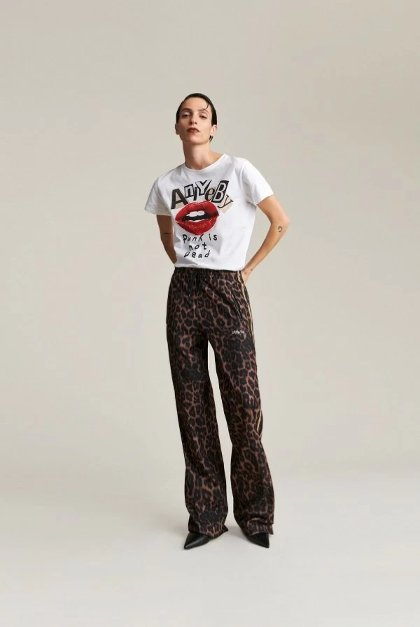 pantalon estampado animal print
