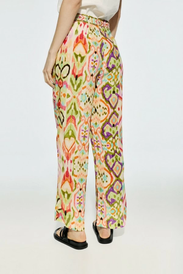 Pantalón Estampado Culotte Lola Casademunt