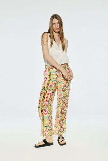 Pantalón Estampado Culotte Lola Casademunt