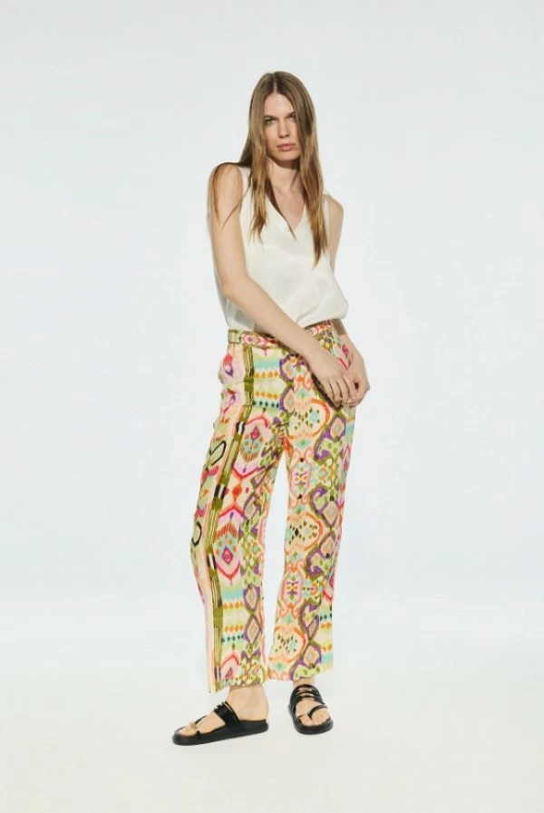 Pantalón Estampado Culotte Lola Casademunt