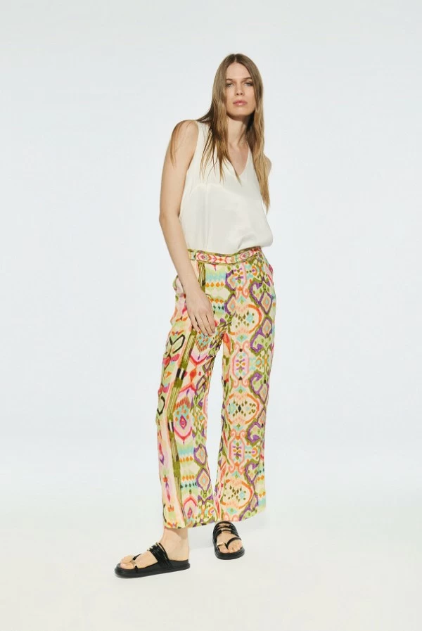 Pantalón Estampado Culotte Lola Casademunt
