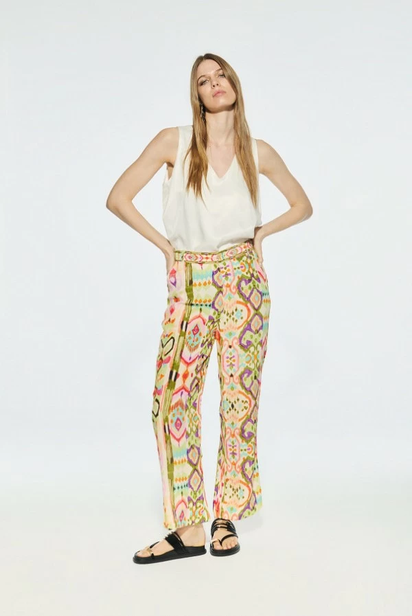 Pantalón Estampado Culotte Lola Casademunt