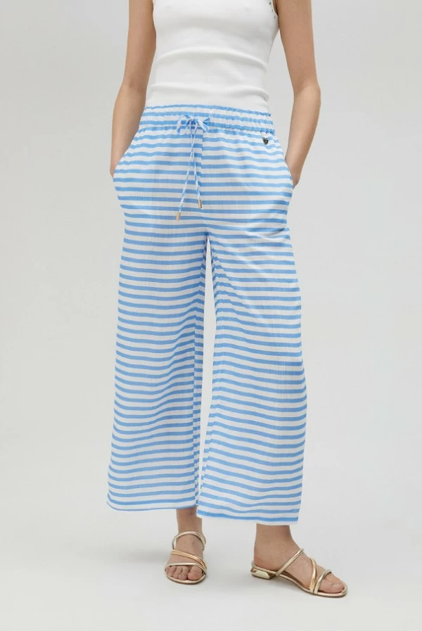 Pantalón Fluido de Rayas Lola Casademun