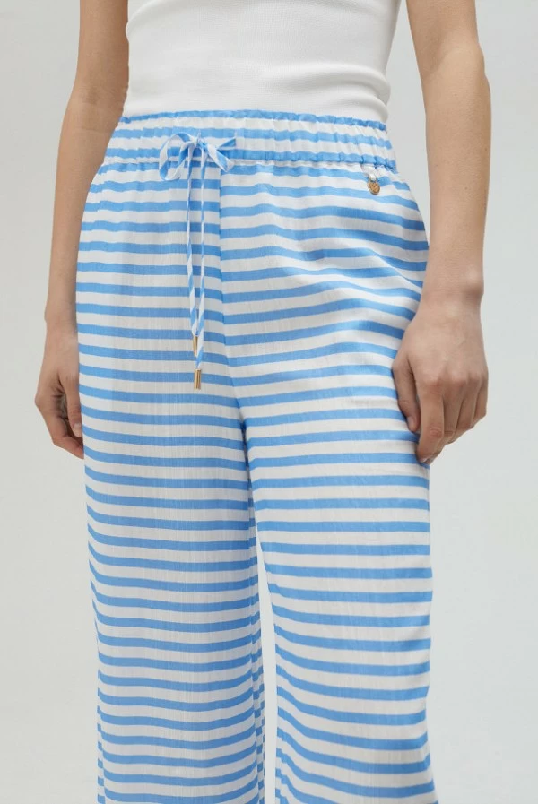 Pantalón Fluido de Rayas Lola Casademun
