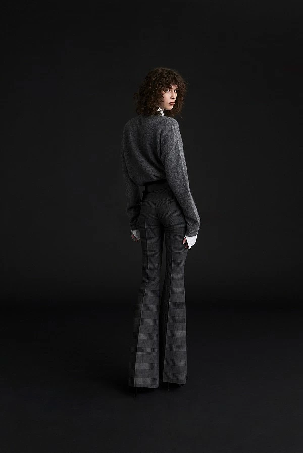 pantalon gris cuadros daliah aniye by