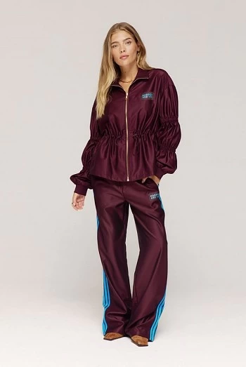 Pantalón Hana recto de tiro alto en tono chocolate oscuro –harper and yve Pantalón Hana recto de tiro alto en tono chocolate oscuro –harper and yve