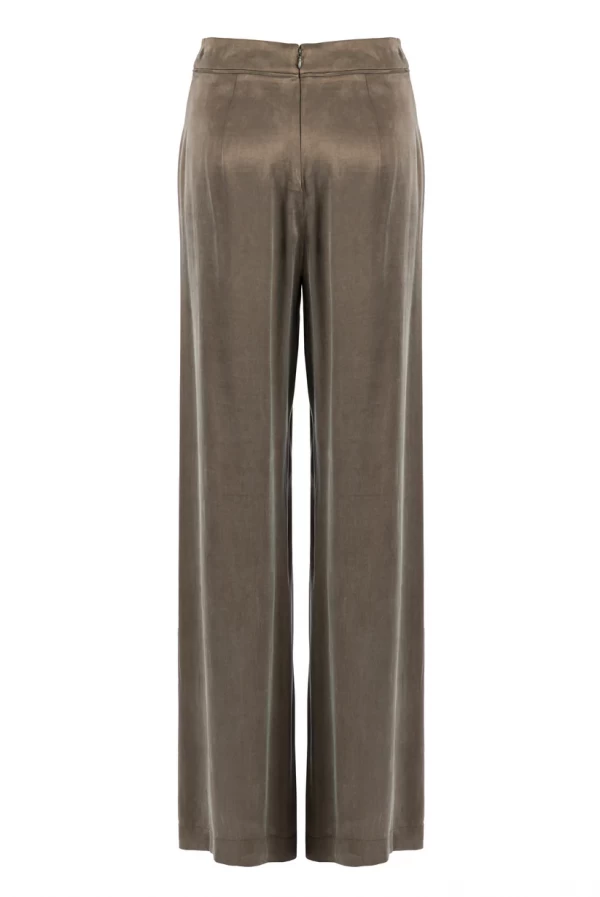 Pantalón largo Nenette efecto seda en Tencel