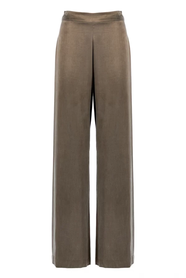 Pantalón largo Nenette efecto seda en Tencel