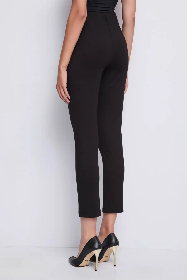 pantalon negro pitillo abertura denny rose