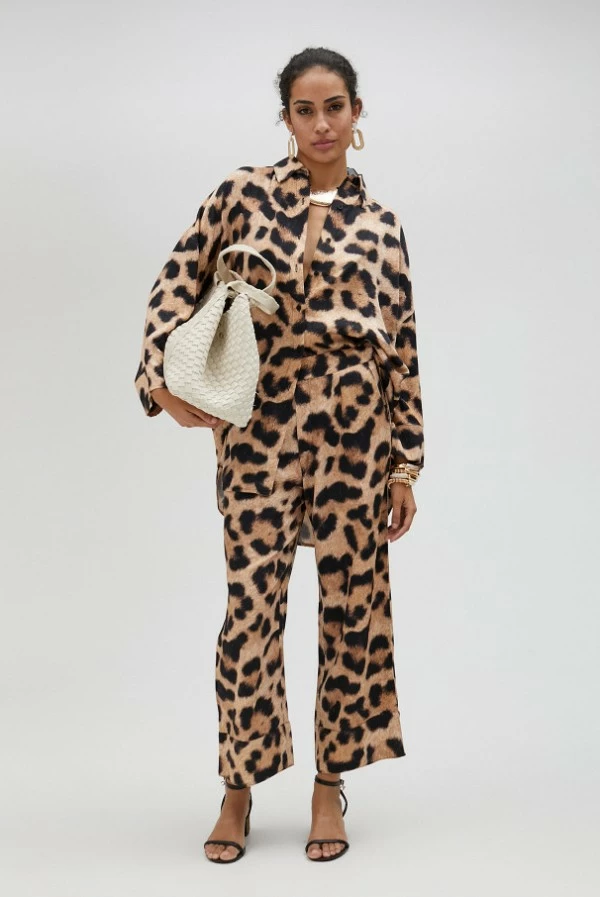 Pantalón Palazzo Animal Print Lola Casademunt