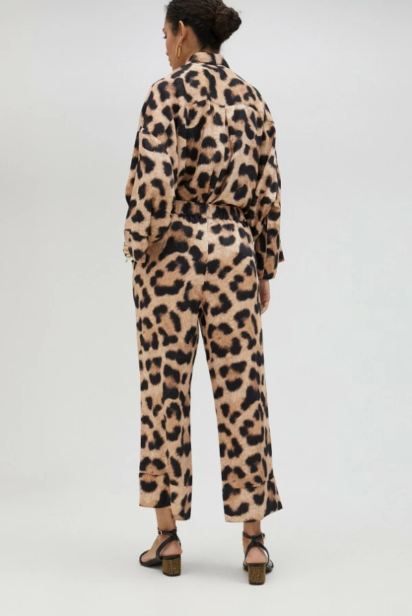 Pantalón Palazzo Animal Print Lola Casademunt