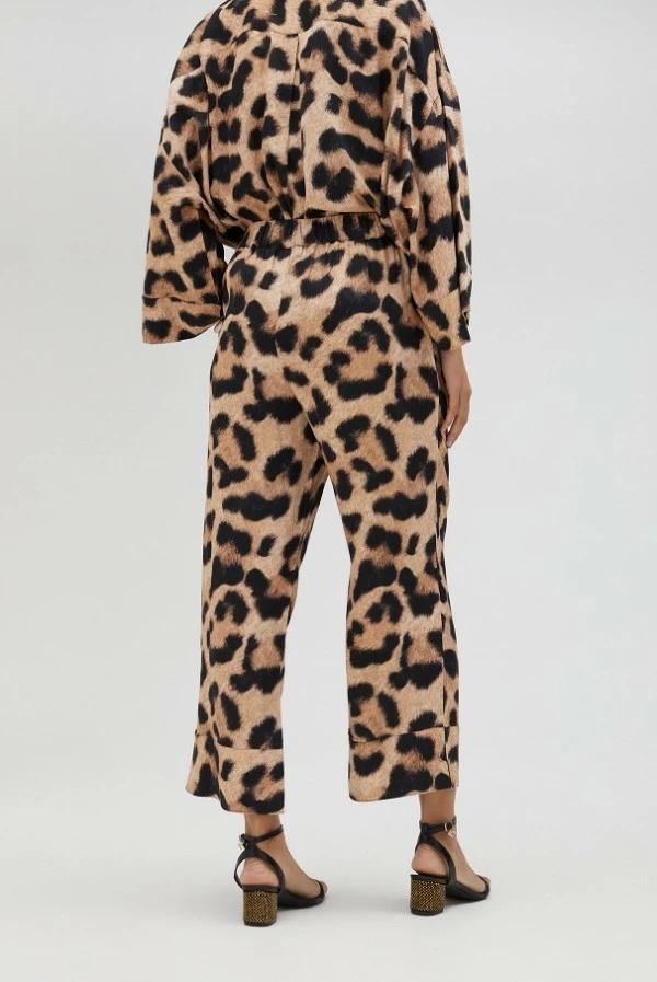 Pantalón Palazzo Animal Print Lola Casademunt