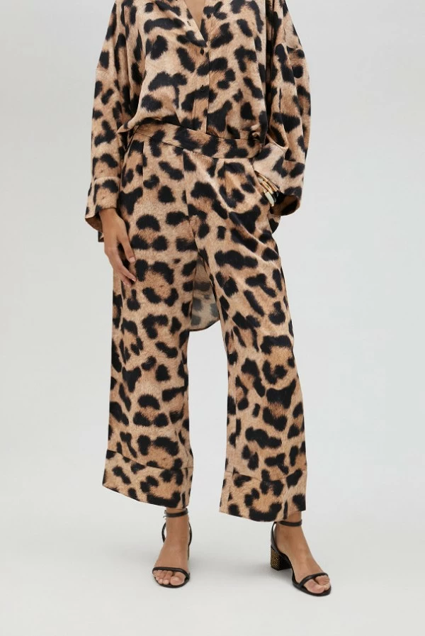 Pantalón Palazzo Animal Print Lola Casademunt