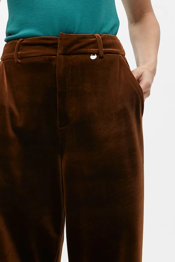 Pantalón Wide Leg de Terciopelo  – Lola Casademunt