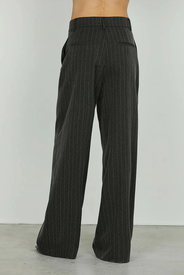 pantalones preziosam rayas gris relish