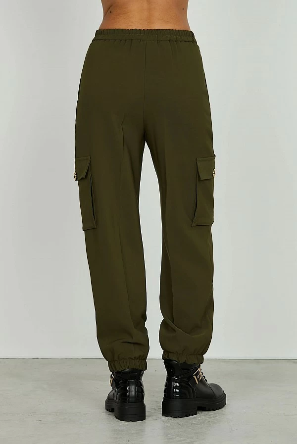 pantalones teclana verde militar relish