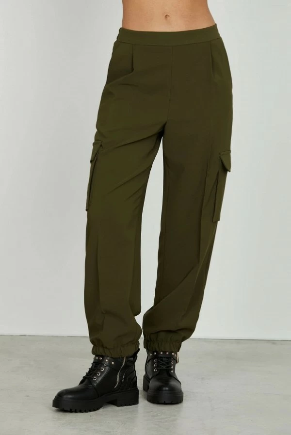 pantalones teclana verde militar relish