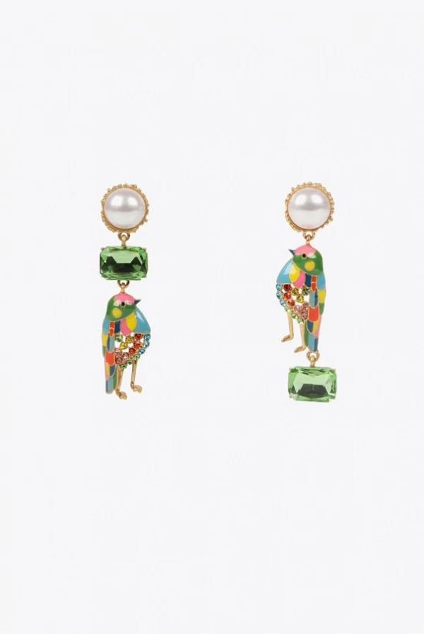 Pendientes Asimétricos Ave Tropical Lola Casademunt