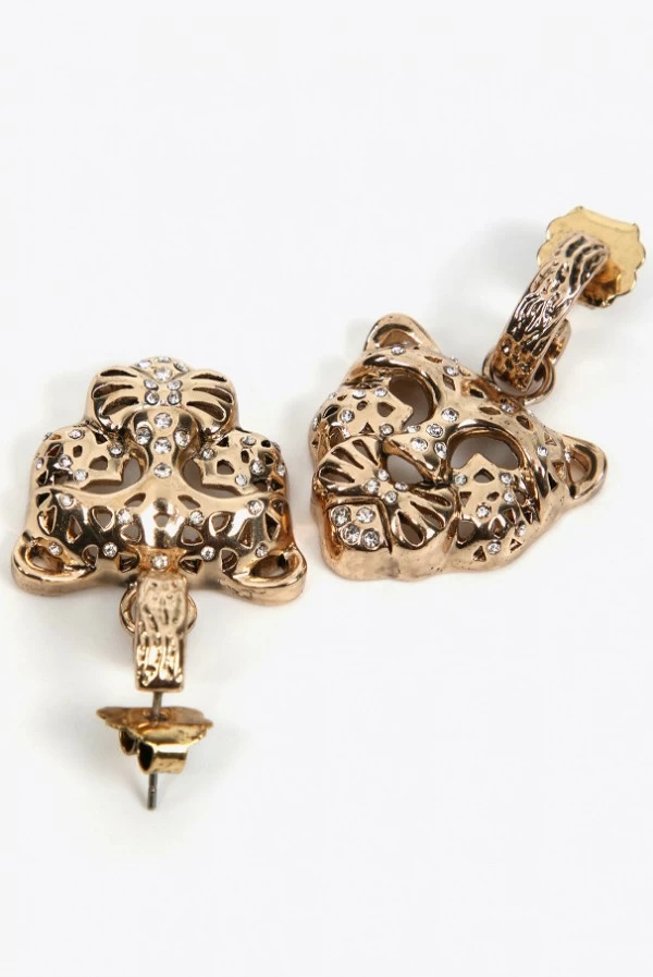 Pendientes Cabeza de Tigre con Brillantes Lola Casademunt